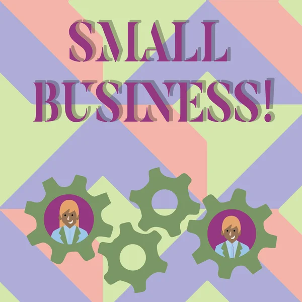 Написання текстів для малого бізнесу. Концепція означає Маленький магазин Запуск промисловості Підприємець Студія Магазин . — стокове фото