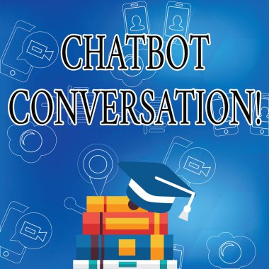 Word yazma metin sohbet etmek konuşma. Sanal Yardımcısı yapay zeka ile sohbet için iş kavramı.