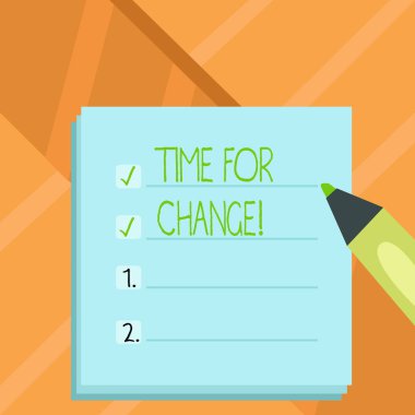 Word metin zaman değiştirmek için yazma. İş kavramı değiştirme an evrim yeni başlangıçlar şans Grow için.