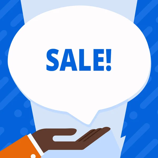 Programu Word, pisanie tekstu sprzedaż. Koncepcja biznesowa dla sprzedaży towarów po obniżonych cenach zrobić Sprzedają. — Zdjęcie stockowe