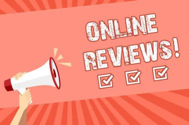 Kavramsal el Online değerlendirmeleri gösterilen yazma. Internet değerlendirme müşteri değerlendirme görüşler memnuniyeti vitrine iş fotoğraf.