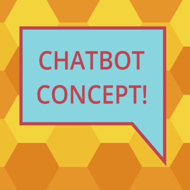 El yazısı metin sohbet etmek kavramı yazma. Sanal Yardımcısı yapay zeka çevrimiçi yardım boş dikdörtgen renk konuşma balonu ile sınır sağ fotoğraf anlam kavramı.