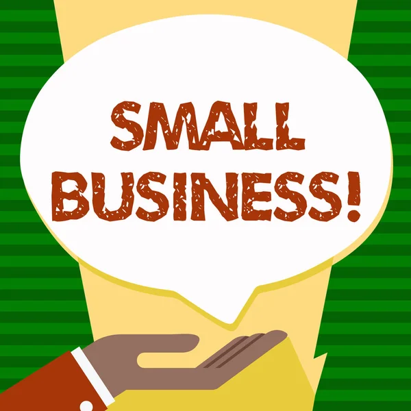 Tekst pisma Small Business. Koncepcję co oznacza mały sklep Zaczynając przemysłu przedsiębiorca Studio Store. — Zdjęcie stockowe