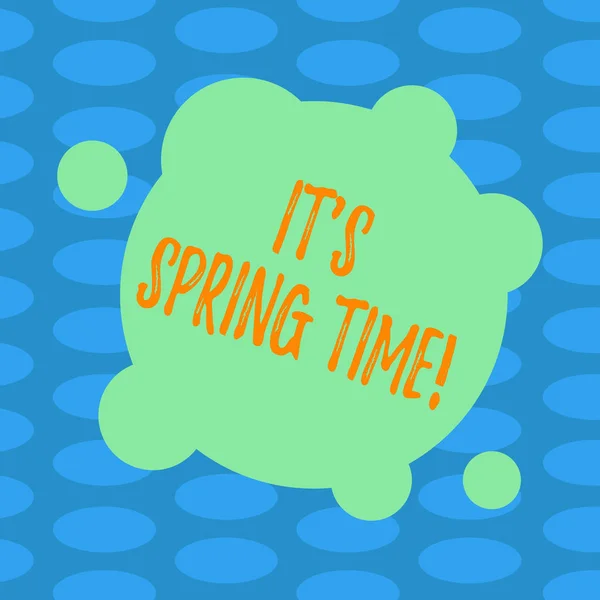 Es ist Frühling. Geschäftskonzept für Monat mit tollem Wetter sonnige Blumen leer deformierte Farbe runde Form mit kleinen Kreisen abstraktes Foto. — Stockfoto