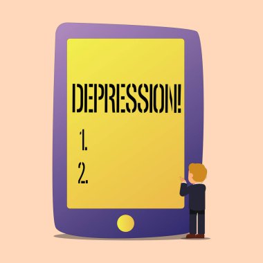 Depresyon gösterilen not yazma. Anksiyete bozukluğu olan uykusuz geceler ile iş stresi vitrine iş fotoğraf.