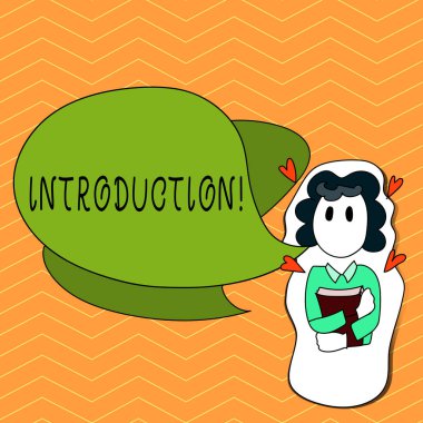 Giriş gösterilen Not yazma. Belgenin bir sunum bir hedef kitleye ilk bölümü vitrine iş fotoğraf.