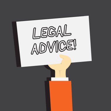 Kavramsal el yasal danışmanlık gösterilen yazma. Uzman avukat veya hukuk danışmanı tarafından verilen öneriler vitrine iş fotoğraf.