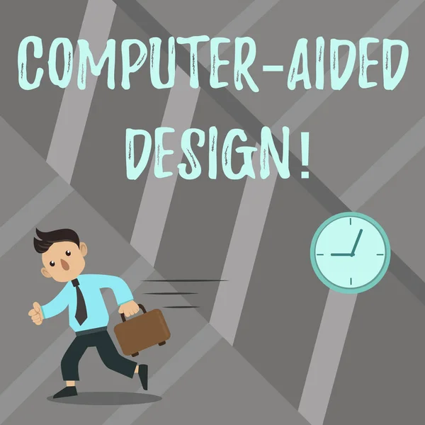 Текст для написания слов: Aided Design. Бизнес-концепция промышленного проектирования САПР с использованием электронных устройств . — стоковое фото