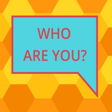 Are You soru yazma el yazısı metin. Tanıtmak kendinizi demonstratingal özellikleri boş dikdörtgen renk konuşma balonu sınır fotoğraf sağ el ile anlam kavramı.