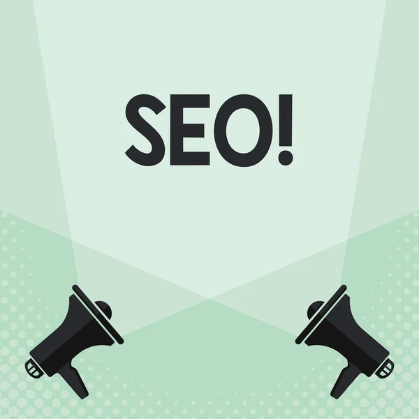 Fogalmi kézi írás, Seo mutatja. Üzleti fénykép szöveg Search Engine Optimization Marketing Keywording. — Stock Fotó