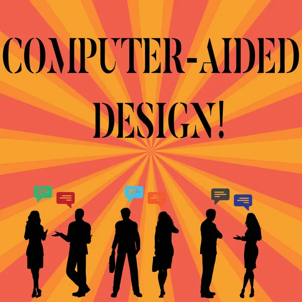 Text sign showing Computer Aided Design. Conceptual photo CAD industrial designing by using electronic devices.