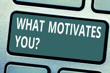 Ne motive eder size gösterilen metin işareti. Kavramsal fotoğraf sağlamak birisi klavye bir şey yapmak için bir neden ile anahtar tuş takımı fikir tuşuna basarak bilgisayar ileti oluşturmak için niyet.