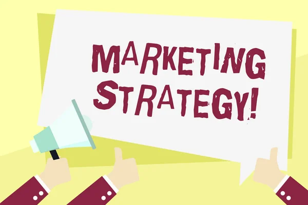 Scrivere testi Word Strategia di Marketing. Concetto aziendale per Plan Formula Creativity Research Organization . — Foto Stock