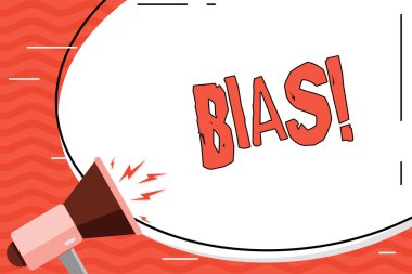 Word metin yazma önyargı. İş kavramı haksız öznel Onesidedness önyargı eşitsizlik bağnazlık için.