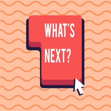 Metin yazma ne S Nextquestion kelime. Tabi merdiven taşıma veya çalışmaya devam etmek için rehberlik için iş kavramı.