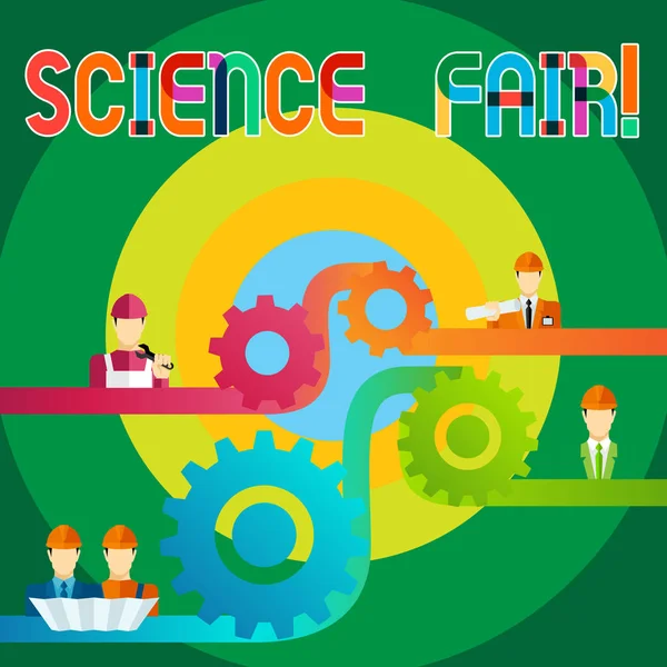 Kids science fair poster Stock Photos, Royalty Free Kids science fair