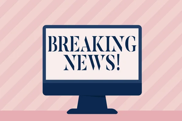 Handwriting Text Breaking News Concept Meaning Updated Press Report Latest Information Stock Images Page Everypixel