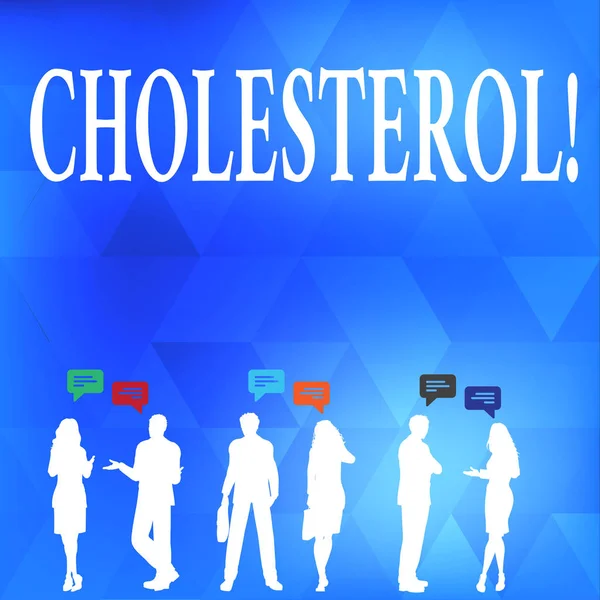 Fogalmi kézi írás, koleszterin mutatja. Üzleti fénykép szöveg alacsony sűrűségű Lipoprotein magas sűrűségű Lipoprotein kövér túlsúly. — Stock Fotó