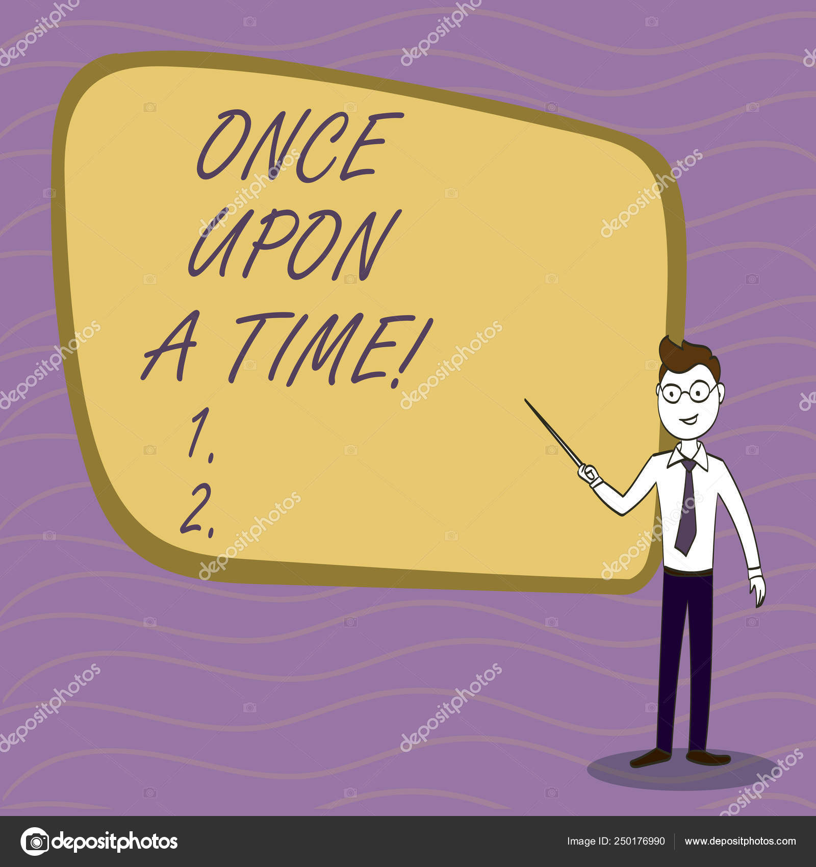 Handwriting text writing Once Upon A Time. Concept meaning telling story  Fairytale story Historical event Novel. Stock Illustration by ©artursz  #250176990, image size:1600x1700