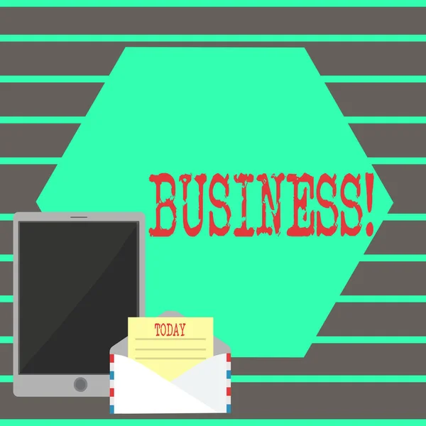 Tekst teken weergegeven: Business. Conceptuele foto handel werk Specialty Corporate bezetting ondernemer onderneming. — Stockfoto