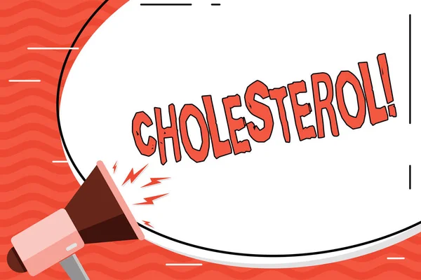 Szöveg írása koleszterin szó. Üzleti koncepció az alacsony sűrűségű Lipoprotein magas sűrűségű Lipoprotein kövér túlsúly. — Stock Fotó