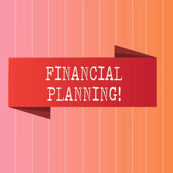 Írásbeli Megjegyzés mutatja, pénzügyi tervezés. Üzleti fénykép bemutató számviteli tervezési stratégia elemzése. — Stock Fotó