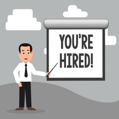 Re işe gösterilen metin işareti. Seçili alt kavramsal fotoğraf yeni çalışan işe.