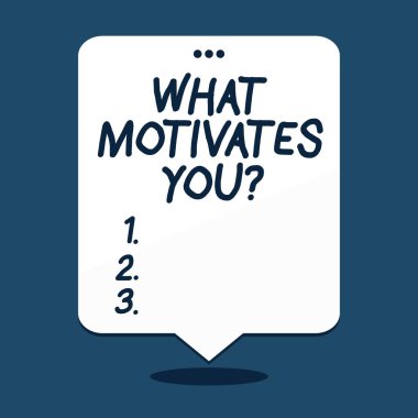 Ne motive Marik gösterilen metin işareti. Kavramsal fotoğraf tutku sürücü teşvik rüya aspirasyon.