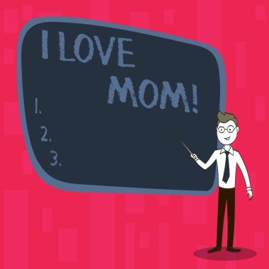 El yazısı metin ben aşk anne. Kavram anlamı iyi duygular kendi anne hassasiyet için.