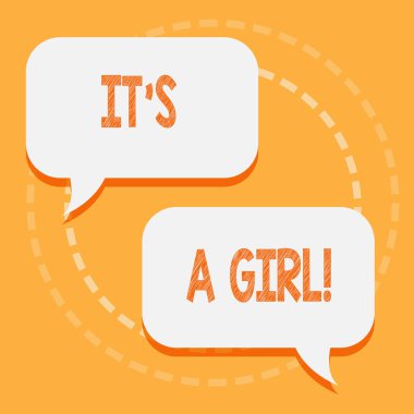 O S A Girl gösterilen metin işareti. Kavramsal fotoğraf kadın Bebek önümüzdeki Cinsiyeti ortaya kutlama.