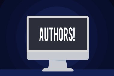 Metin işaret gösteren yazarlar. Kavramsal fotoğraf yazar gazeteci şair biyografi yazarı oyun yazarı besteci Creator.