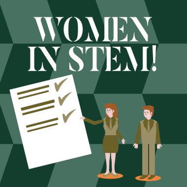 El yazısı metin kadınlar içinde kök. Bilim teknoloji mühendislik matematik bilim adamı araştırma anlam kavramı.