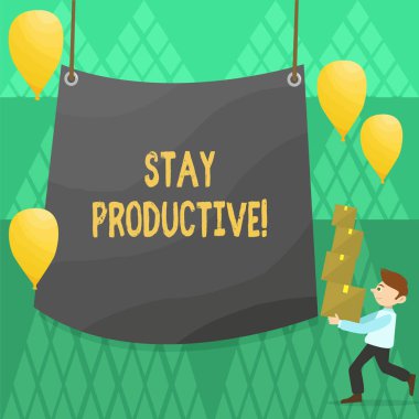 Kavramsal el kalmak üretken gösterilen yazma. Verimlilik konsantrasyon verimlilik vitrine iş fotoğraf.