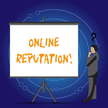 Kavramsal el yazma Online itibar gösteriliyor. Güvenilirlik sıralaması inceleme değerlendirme memnuniyeti kalite vitrine iş fotoğraf.
