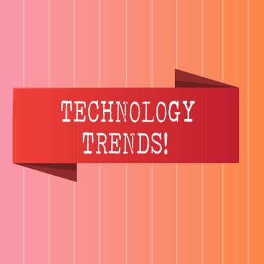 Teknoloji Trendler gösterilen not yazma. Trend Modern Viral gelişmiş geliştirme Trendy yeni vitrine iş fotoğraf.