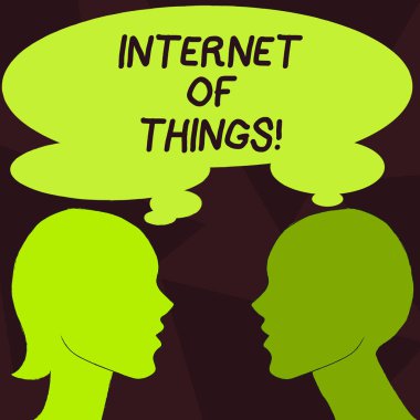 El yazısı metin Internet Of Things. Yenilik Küreselleşme dijital elektronik bağlantı anlam kavramı.