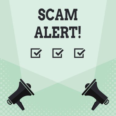 Kavramsal el Scam Uyarısı gösterilen yazma. İş fotoğraf metin sahtekarlıkla elde para kurbandan spot Crisscrossing yukarı doğru yerde mikrofon üzerinden onu ikna ederek.