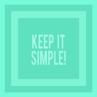 Tutmak bu basit gösterilen not yazma. İş fotoğraf vitrine istemek kolay bir şey değil çok fazla detay Concentric kareler kare üç katman yeşil geometrik şekille sığmak anlamak.