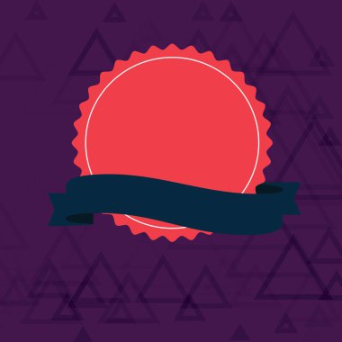 Boş renkli mühür Sticker etiket Jagged Edge ve farklı gölge Şerit şerit ile pul. Sertifika, promosyon, rozet, Logo, rekabet ve spor için yaratıcı arka plan fikir.