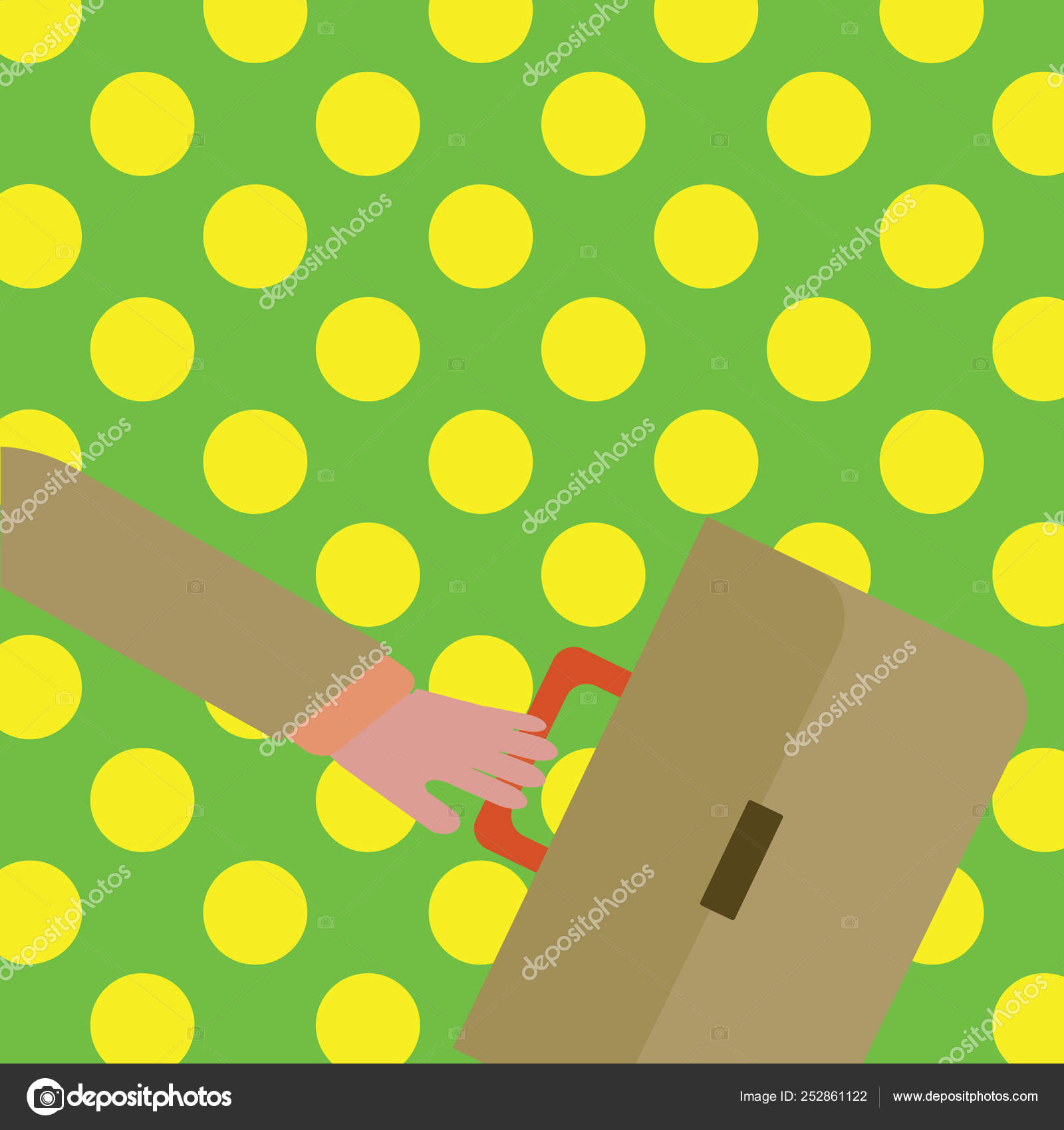 colorful briefcase