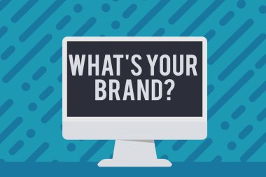 Ne S Your marka soru yazma el yazısı metin. Ürün logosu hakkında soran kavramı anlam yaptığını ya da ne iletişim boş alanı masaüstü bilgisayar renkli monitör ekran duran üzerinde tablo.