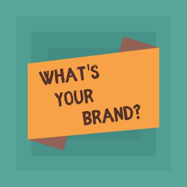 Kavramsal el ne S Your marka gösterilen yazma. İş fotoğraf metin boş renk katlanmış afiş şerit düz stil duyuru Poster pazarlama bir şirketin iş olarak kimliğinizi bize bildirin.