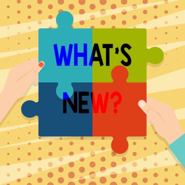 El yazısı metin ne S yeni soru. Birisi şu anki canlı etkinlikler yaptıklarının dört boş Multi renk Jigsaw Puzzle kiremit parçaları koymak birlikte insan eli tarafından hakkında sorduğunuz zaman kavramı anlamı.