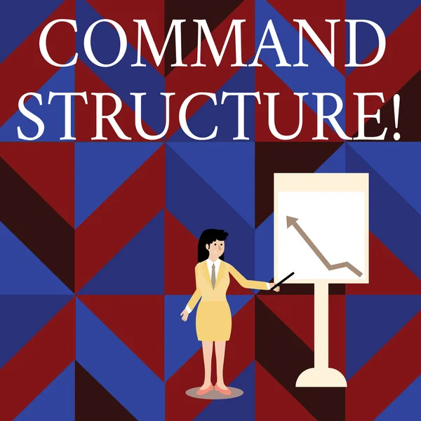 Nota de redação mostrando Coanalysisalysisd Estrutura. Foto de negócios mostrando algo de peças de análise que é montado Mulher Segurando vara Apontando para o gráfico de seta no quadro branco . — Fotografia de Stock