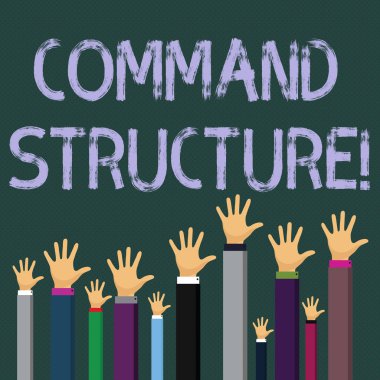 Coanalysisalysisd Structure gösteren Not yazma. İş fotoğrafı bir araya geldi analizizlerinin bir şey vitrinde bir arada baş Işadamları eller yükselterek, Palm Front.