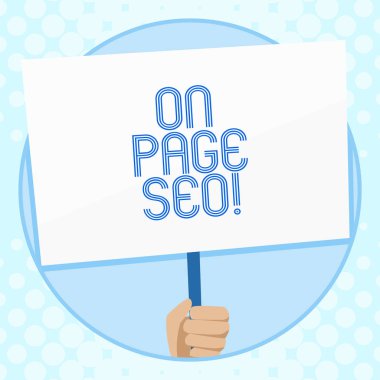 Kavramsal el üzerinde Page Seo gösterilen yazma. Web sitesi içinde iş fotoğraf metin önlemler pozisyon Iyileştirmek arama sıralaması el Holding beyaz afişini desteklenen sosyal farkındalık.