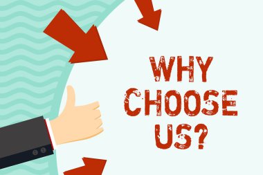 Neden seçim bize soru yazma el yazısı metin. Kavram anlam liste avantajları dezavantajları ürün el eller başparmak yukarı ve oklarla boş alan yuvarlak şekil üzerinde tutarak seçmek için.