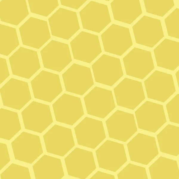 Креативный фон бледно-желтой соты для культурной идеи. Mesh Path in Pastel Lemon Color for Network Web Technology. Геометрическая форма шестиугольника на золотом фоне . — стоковый вектор