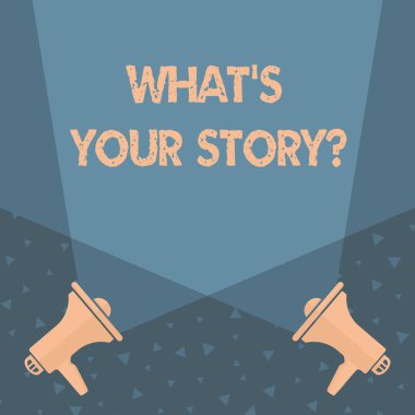 Ne S hikaye soru olduğunu gösteren Not yazma. Şimdi Spotlight crisscrossing yukarı Megaphones gelen kadar başından itibaren kendi yolculuk hakkında birisi tarafından sorulan iş fotoğraf vitrine