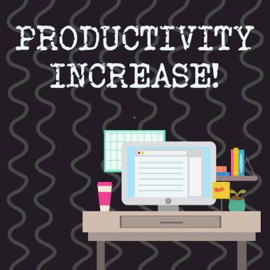 Verimlilik artışı gösteren Not yazma. İş fotoğraf vitrine Işçilik verimliliği büyüme Iç çalışma Space Station Teknik kişi kavramı işçi fotoğrafı daha fazla çıkış.